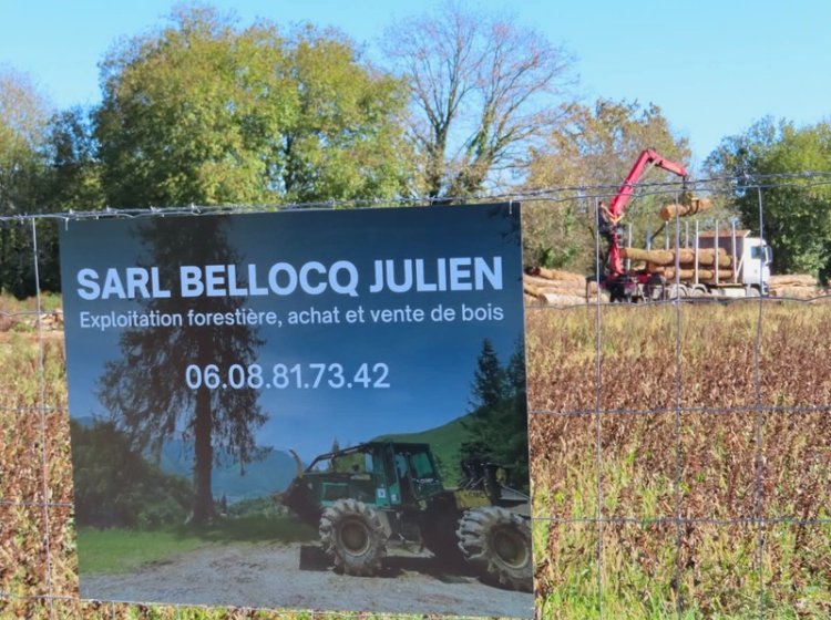 panneau accueil bellocq